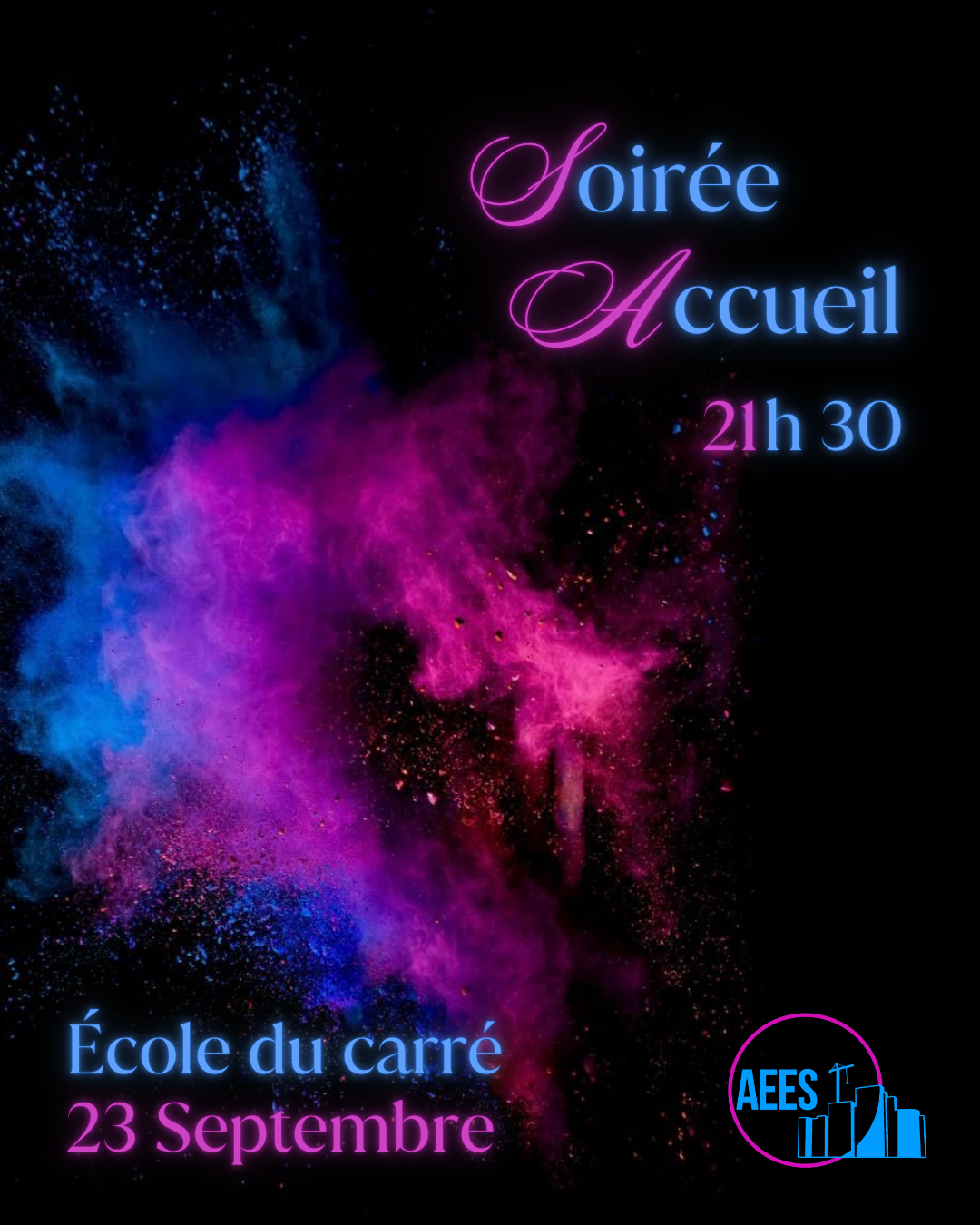 Affiche de Soirée d'accueil