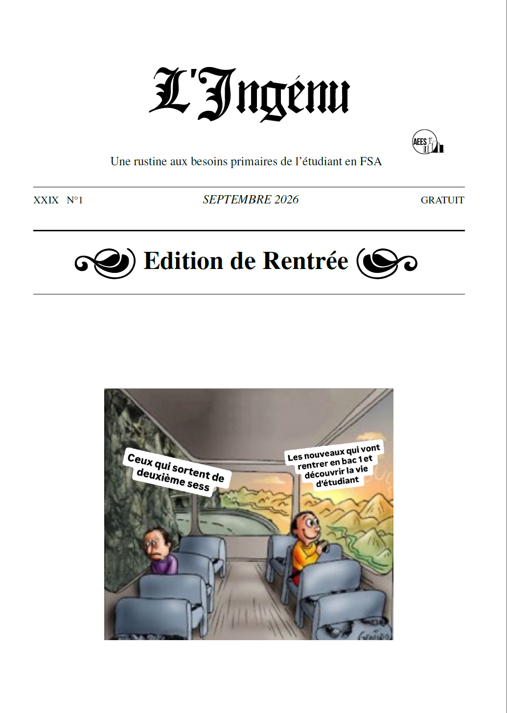 Couverture de Ingénu de rentrée 2026